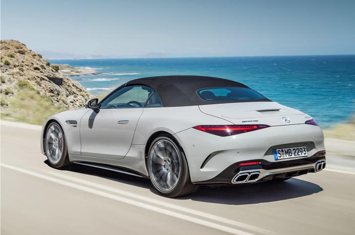 Mercedes Benz Sl Rear View